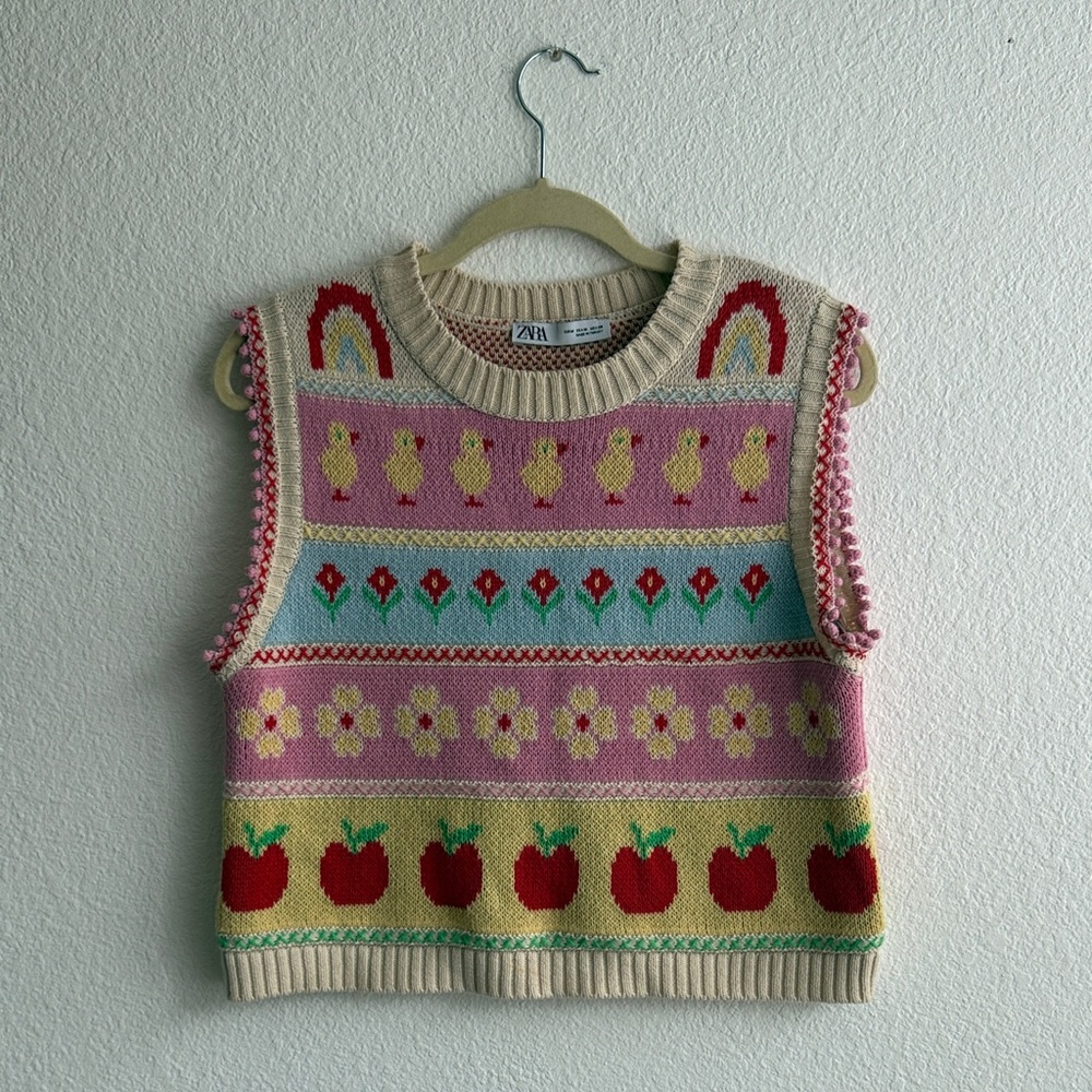 Zara Knit Sweater Vest